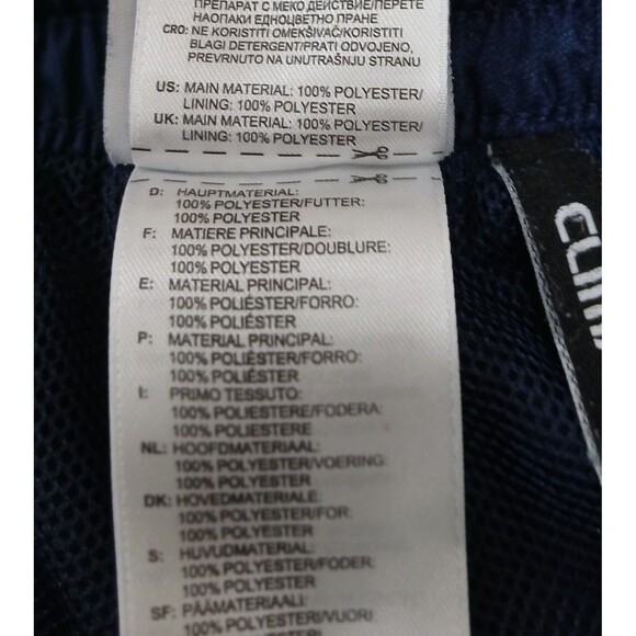 Adidas Climalite Blue White 3-Stripes Track Pants Men’s M Zip Ankle EUC - Picture 14 of 14